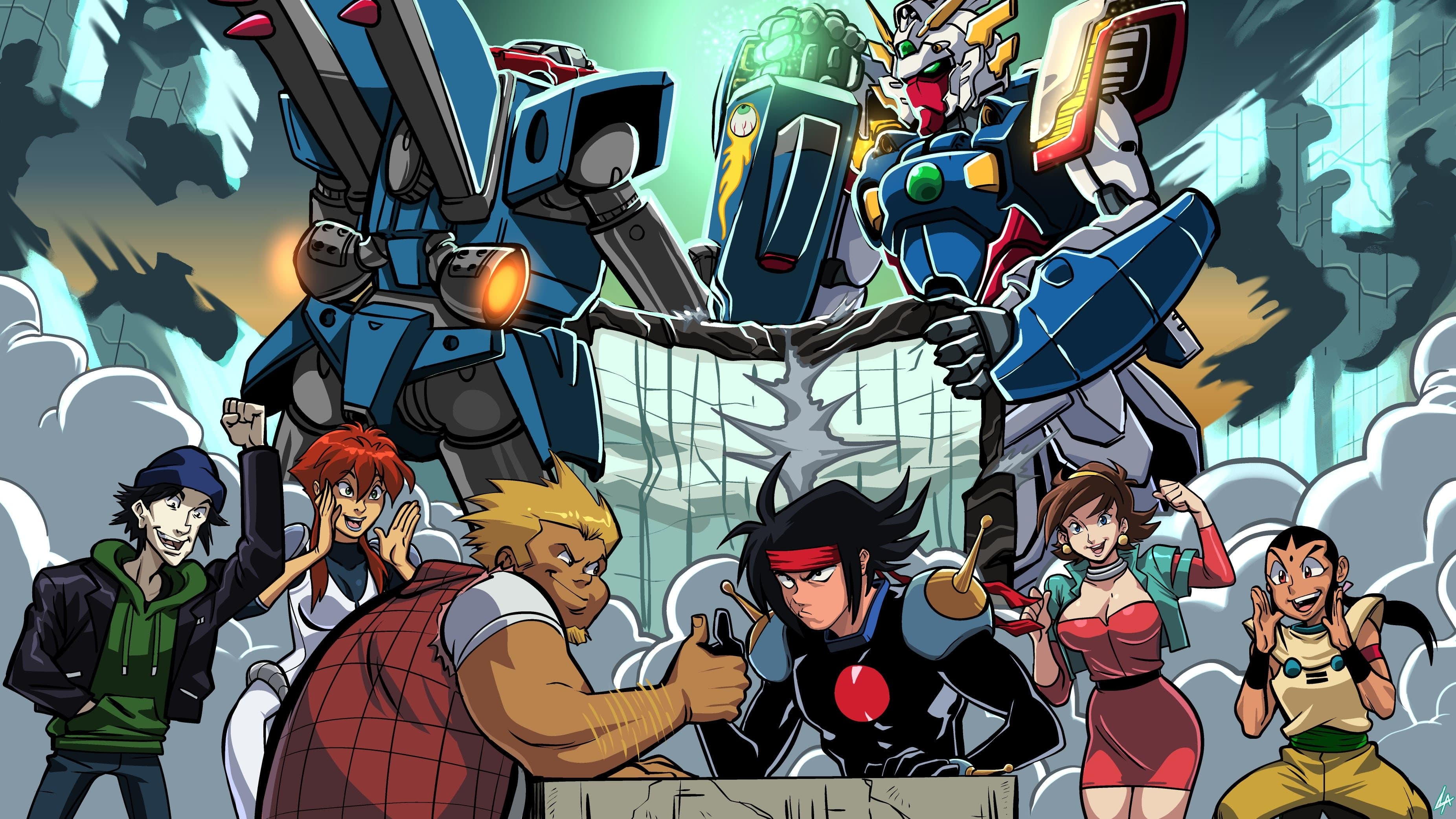 Megas XLR backdrop