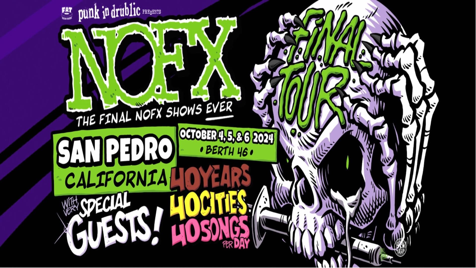 NOFX: The Final Show (Night 2) Oct 5, 2024 backdrop